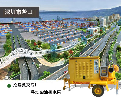 搶險(xiǎn)救災(zāi)專(zhuān)用移動(dòng)柴油機(jī)水泵為深圳鹽田保駕護(hù)航
